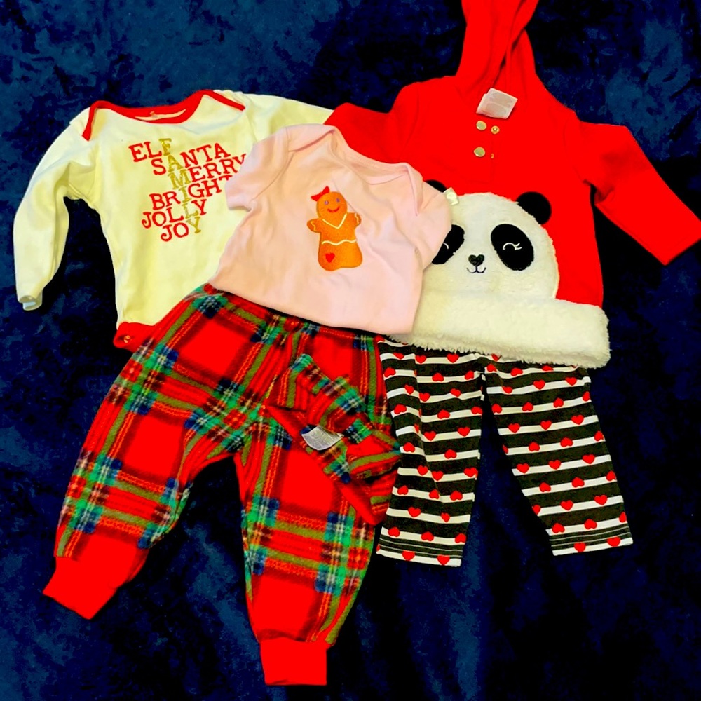 Like new winter lot girls outfit 6-9mths
